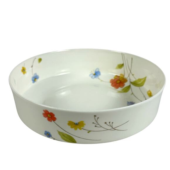 Mikasa Bone China Japan 1974-1996 Retired 'Just Flowers' 9" Serving Bowl - Picture 1 of 7